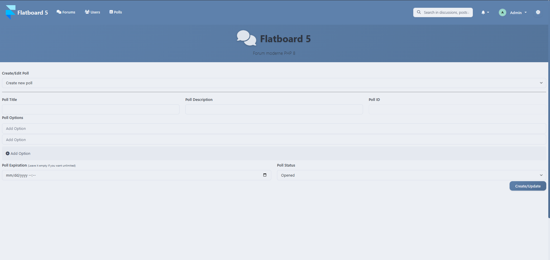 Users Configuration